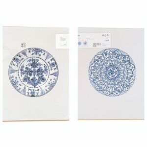 IKEA BILD Decorative Dish Poster (Set of 2) Posters 16" x 20"